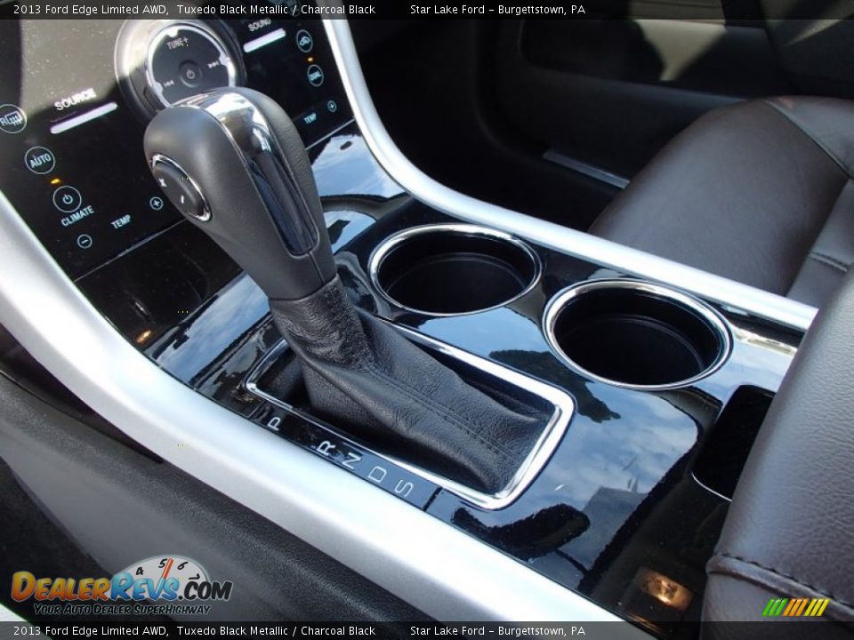 2013 Ford Edge Limited AWD Tuxedo Black Metallic / Charcoal Black Photo #12