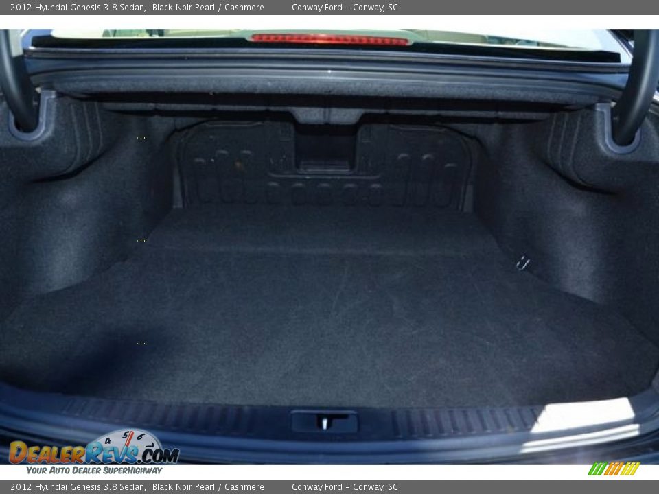 2012 Hyundai Genesis 3.8 Sedan Black Noir Pearl / Cashmere Photo #15