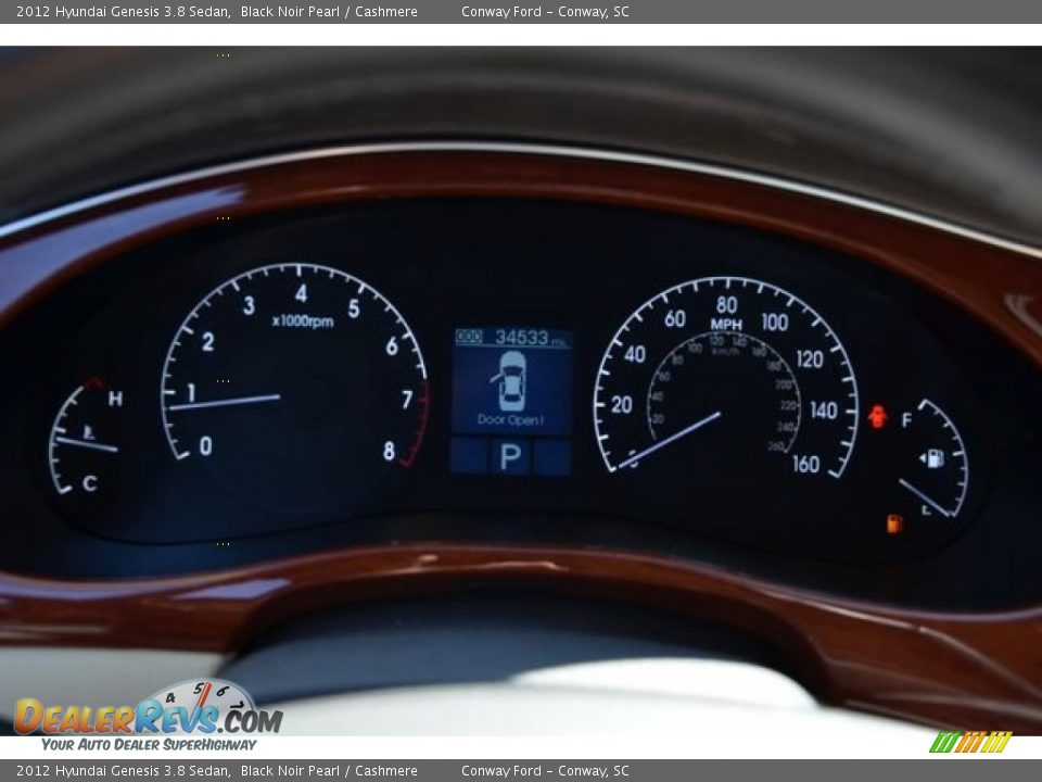 2012 Hyundai Genesis 3.8 Sedan Gauges Photo #26