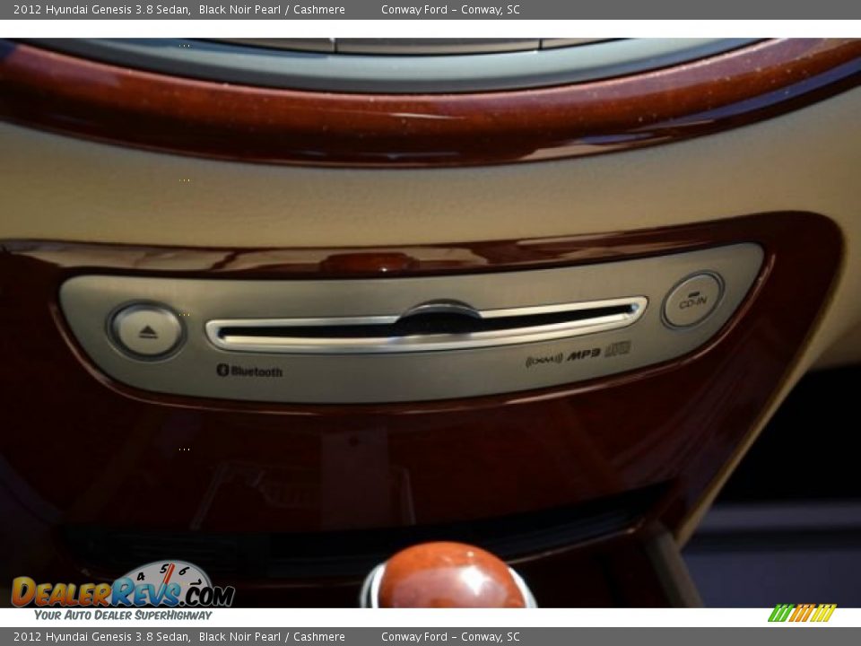 2012 Hyundai Genesis 3.8 Sedan Black Noir Pearl / Cashmere Photo #30