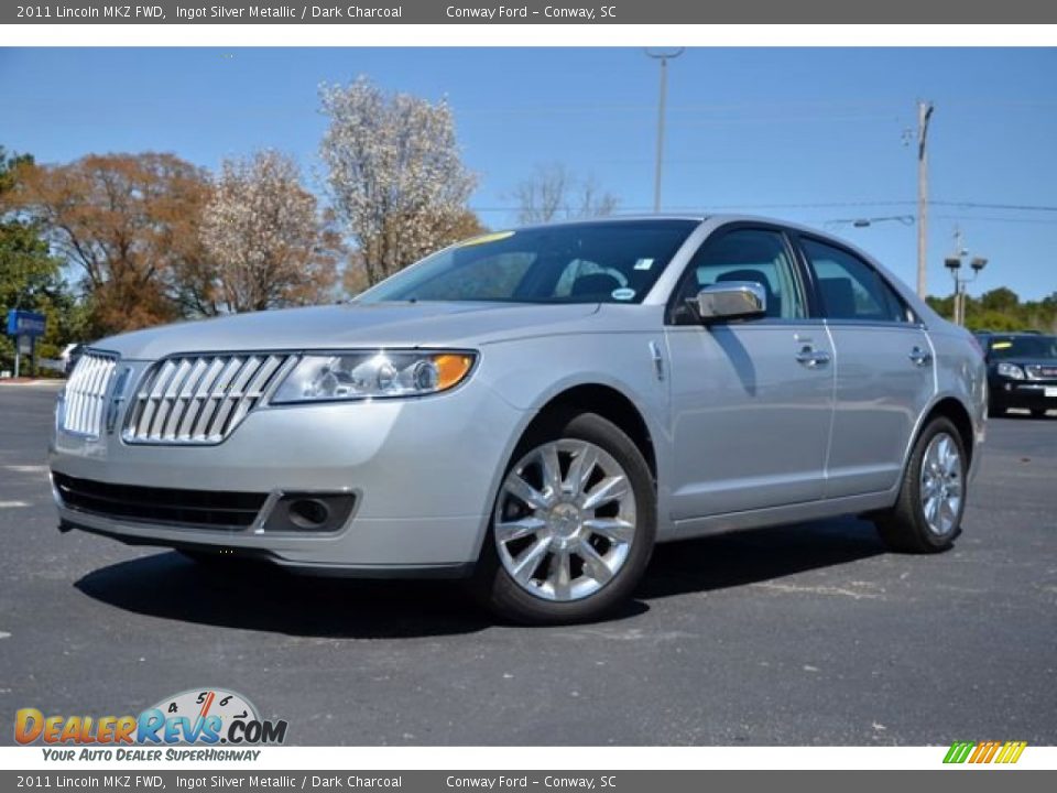 2011 Lincoln MKZ FWD Ingot Silver Metallic / Dark Charcoal Photo #1
