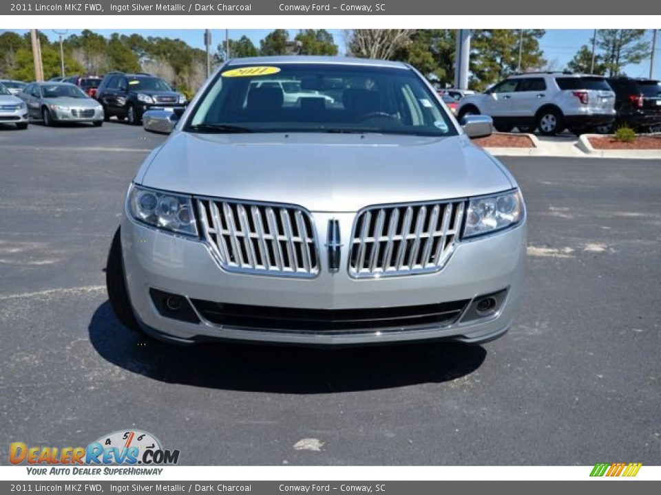 2011 Lincoln MKZ FWD Ingot Silver Metallic / Dark Charcoal Photo #2