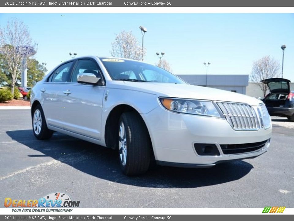 2011 Lincoln MKZ FWD Ingot Silver Metallic / Dark Charcoal Photo #3