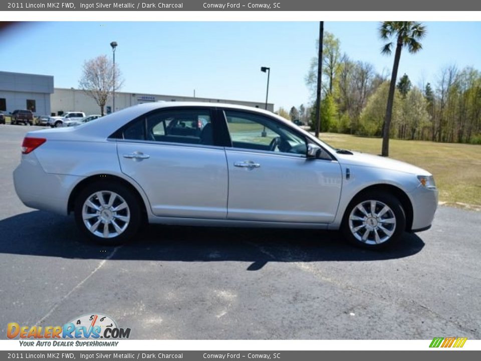2011 Lincoln MKZ FWD Ingot Silver Metallic / Dark Charcoal Photo #4