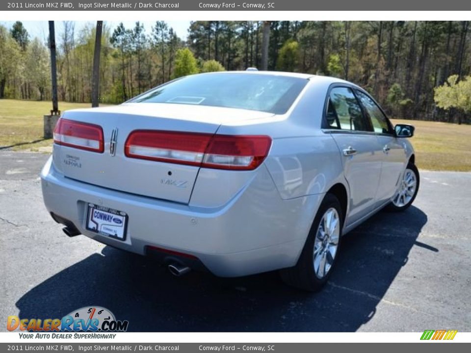 2011 Lincoln MKZ FWD Ingot Silver Metallic / Dark Charcoal Photo #5