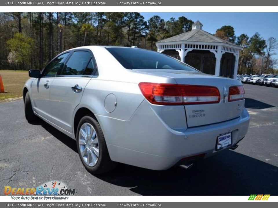 2011 Lincoln MKZ FWD Ingot Silver Metallic / Dark Charcoal Photo #7