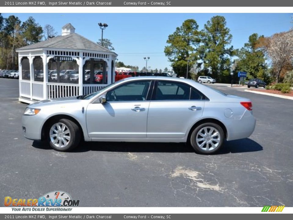 2011 Lincoln MKZ FWD Ingot Silver Metallic / Dark Charcoal Photo #8