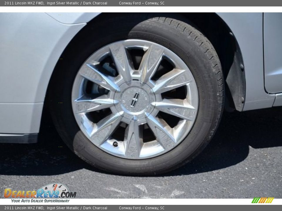 2011 Lincoln MKZ FWD Ingot Silver Metallic / Dark Charcoal Photo #9