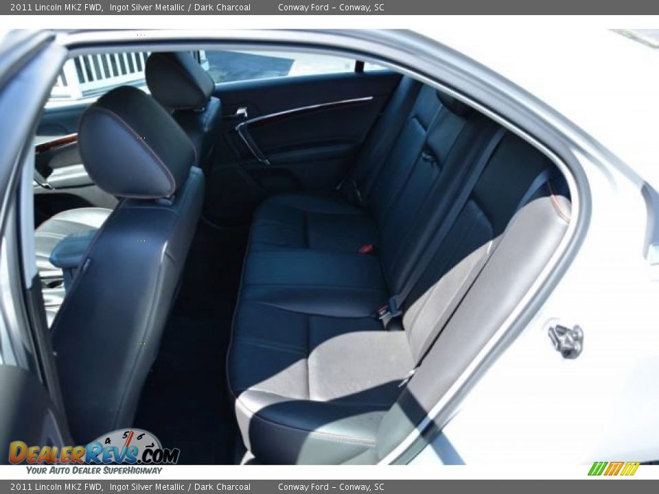 2011 Lincoln MKZ FWD Ingot Silver Metallic / Dark Charcoal Photo #12