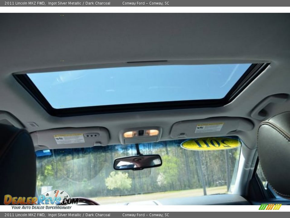 2011 Lincoln MKZ FWD Ingot Silver Metallic / Dark Charcoal Photo #13