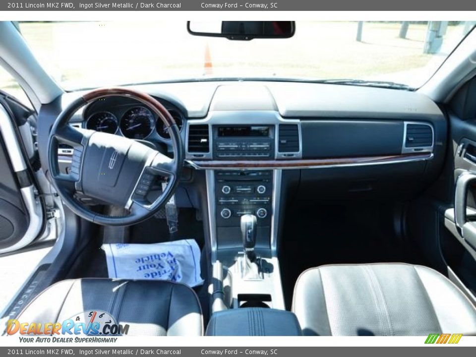 2011 Lincoln MKZ FWD Ingot Silver Metallic / Dark Charcoal Photo #14