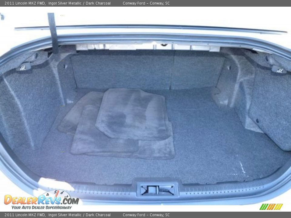 2011 Lincoln MKZ FWD Ingot Silver Metallic / Dark Charcoal Photo #15