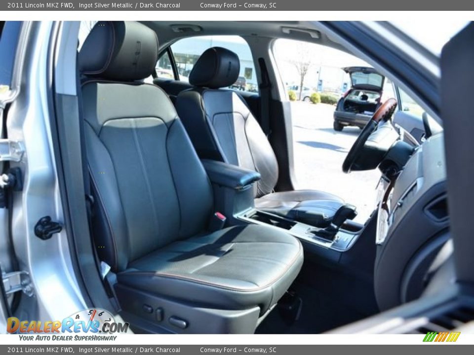 2011 Lincoln MKZ FWD Ingot Silver Metallic / Dark Charcoal Photo #17