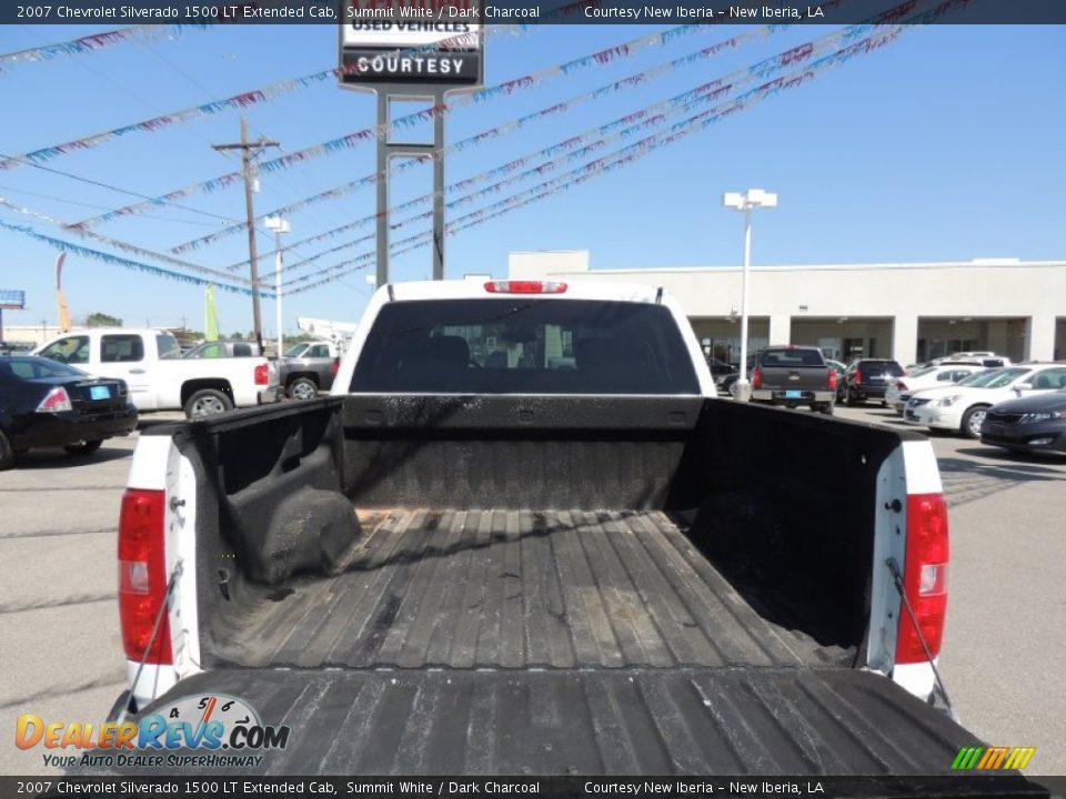 2007 Chevrolet Silverado 1500 LT Extended Cab Summit White / Dark Charcoal Photo #4