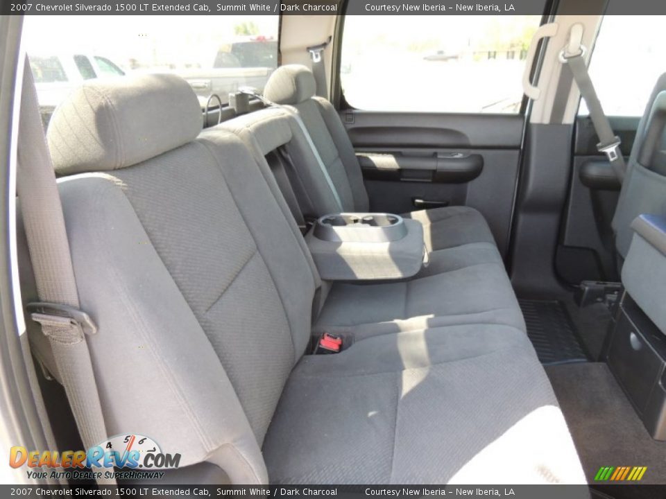 2007 Chevrolet Silverado 1500 LT Extended Cab Summit White / Dark Charcoal Photo #8
