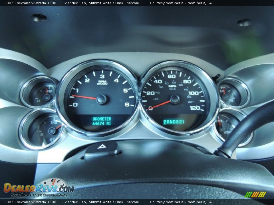 2007 Chevrolet Silverado 1500 LT Extended Cab Gauges Photo #15