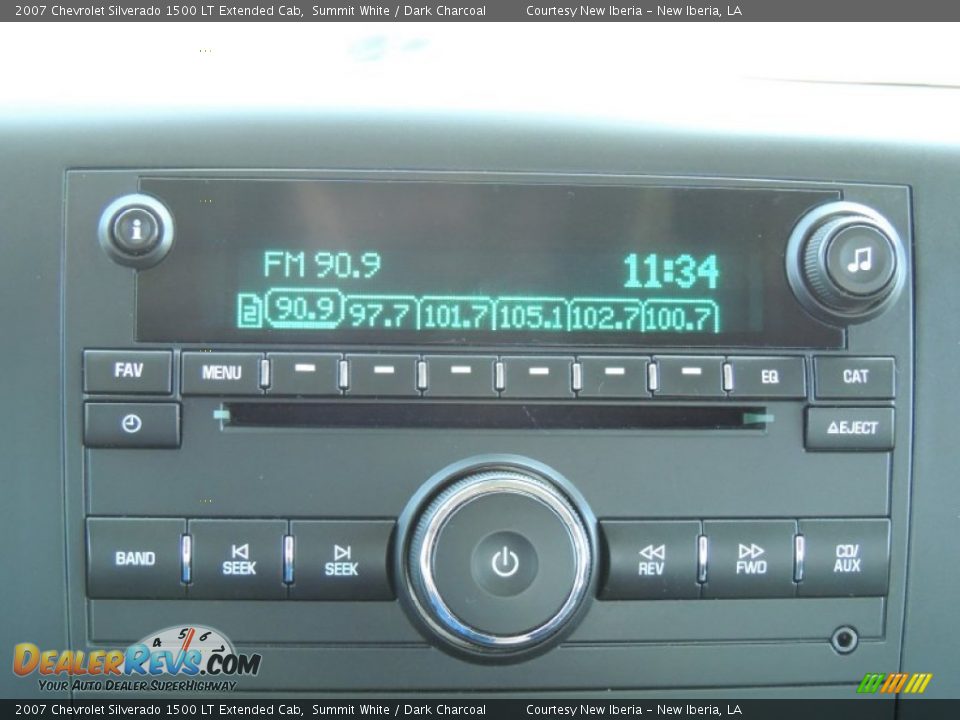 2007 Chevrolet Silverado 1500 LT Extended Cab Summit White / Dark Charcoal Photo #18