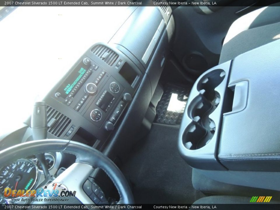 2007 Chevrolet Silverado 1500 LT Extended Cab Summit White / Dark Charcoal Photo #20