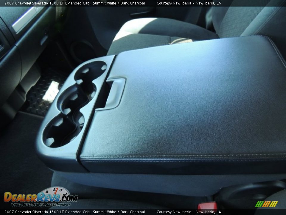 2007 Chevrolet Silverado 1500 LT Extended Cab Summit White / Dark Charcoal Photo #21