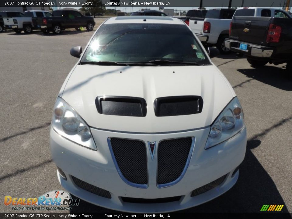 2007 Pontiac G6 GTP Sedan Ivory White / Ebony Photo #2