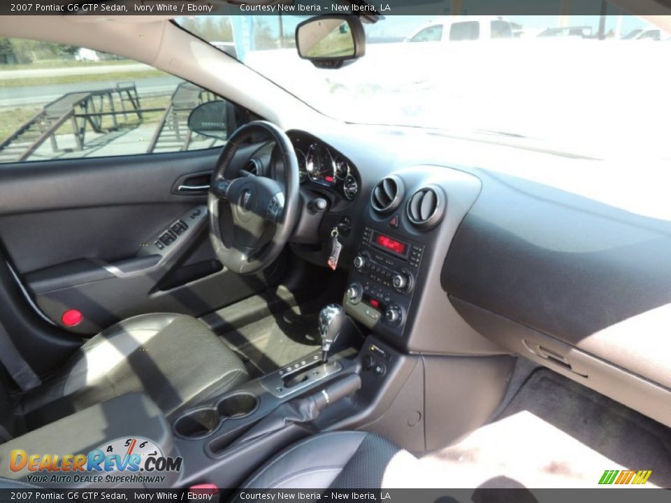 2007 Pontiac G6 GTP Sedan Ivory White / Ebony Photo #6