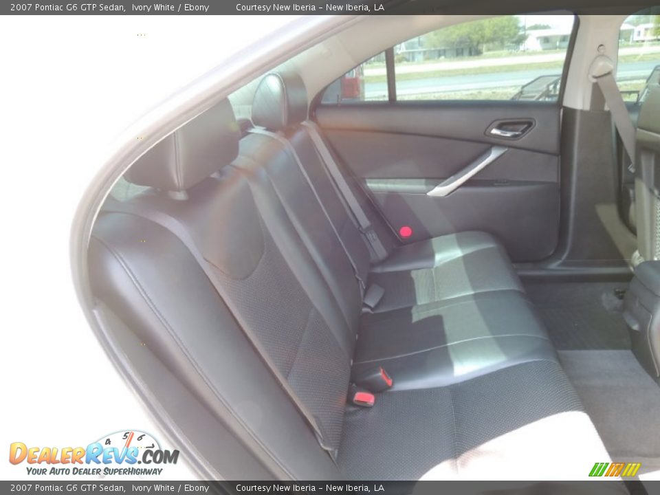 2007 Pontiac G6 GTP Sedan Ivory White / Ebony Photo #8