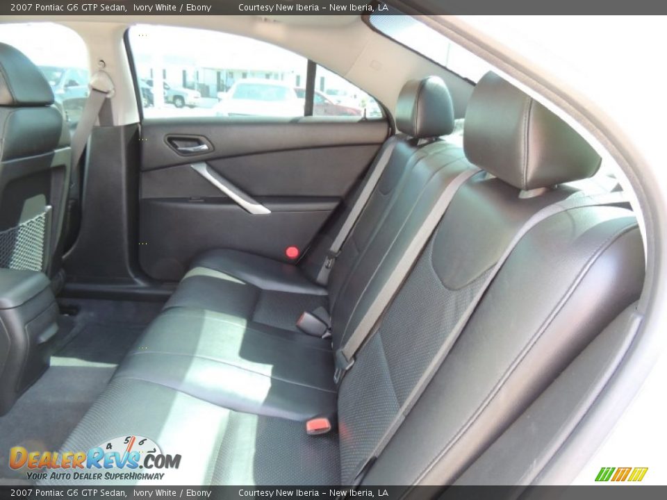2007 Pontiac G6 GTP Sedan Ivory White / Ebony Photo #11