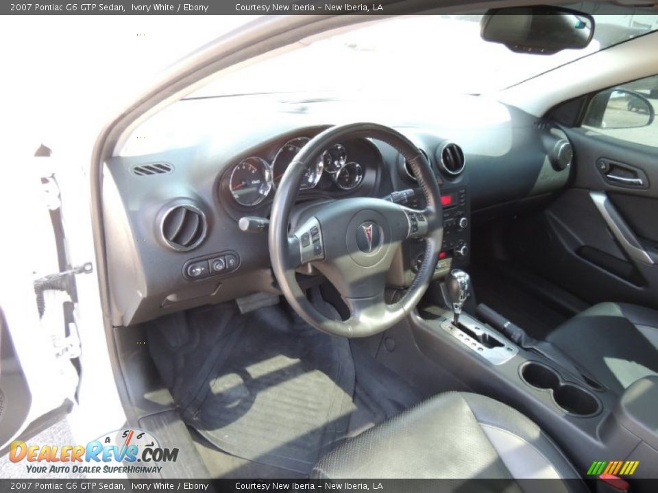 2007 Pontiac G6 GTP Sedan Ivory White / Ebony Photo #13