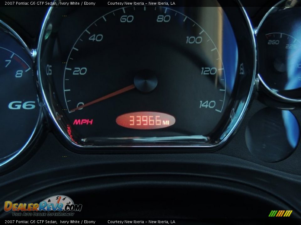 2007 Pontiac G6 GTP Sedan Ivory White / Ebony Photo #17