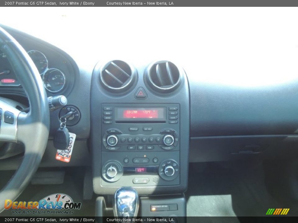 2007 Pontiac G6 GTP Sedan Ivory White / Ebony Photo #18