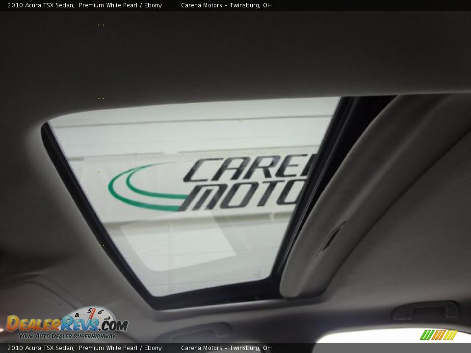 2010 Acura TSX Sedan Premium White Pearl / Ebony Photo #5