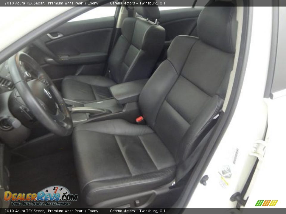 2010 Acura TSX Sedan Premium White Pearl / Ebony Photo #9