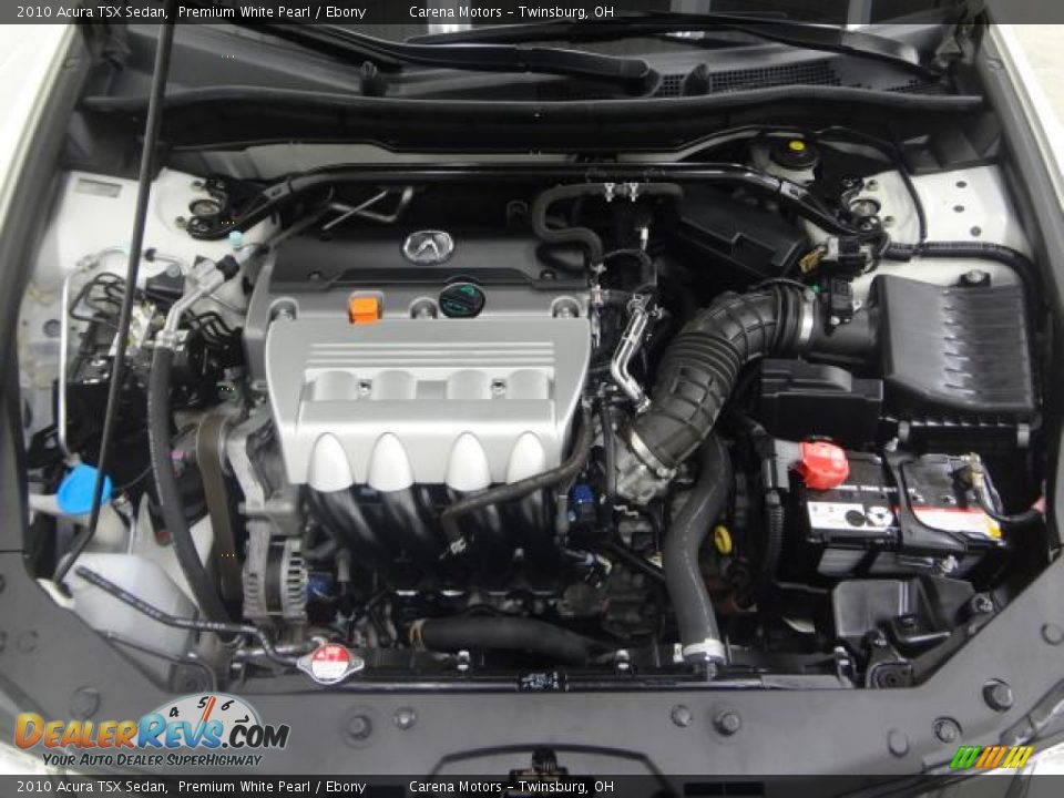 2010 Acura TSX Sedan Premium White Pearl / Ebony Photo #14