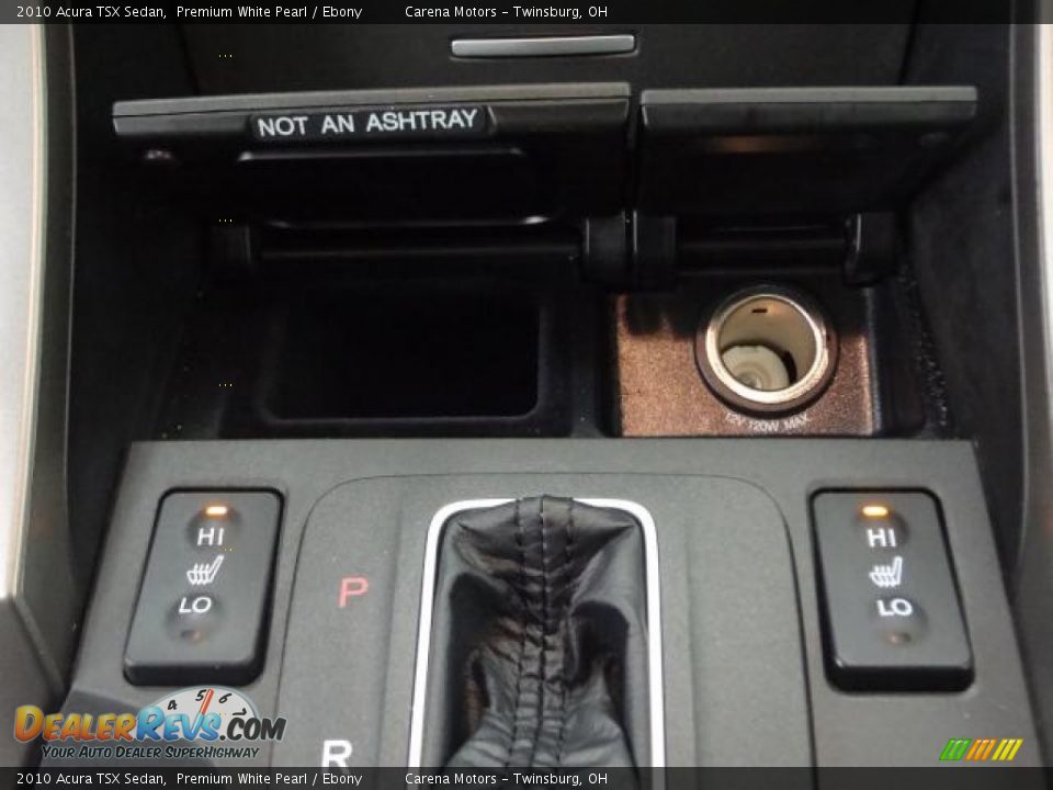 2010 Acura TSX Sedan Premium White Pearl / Ebony Photo #20