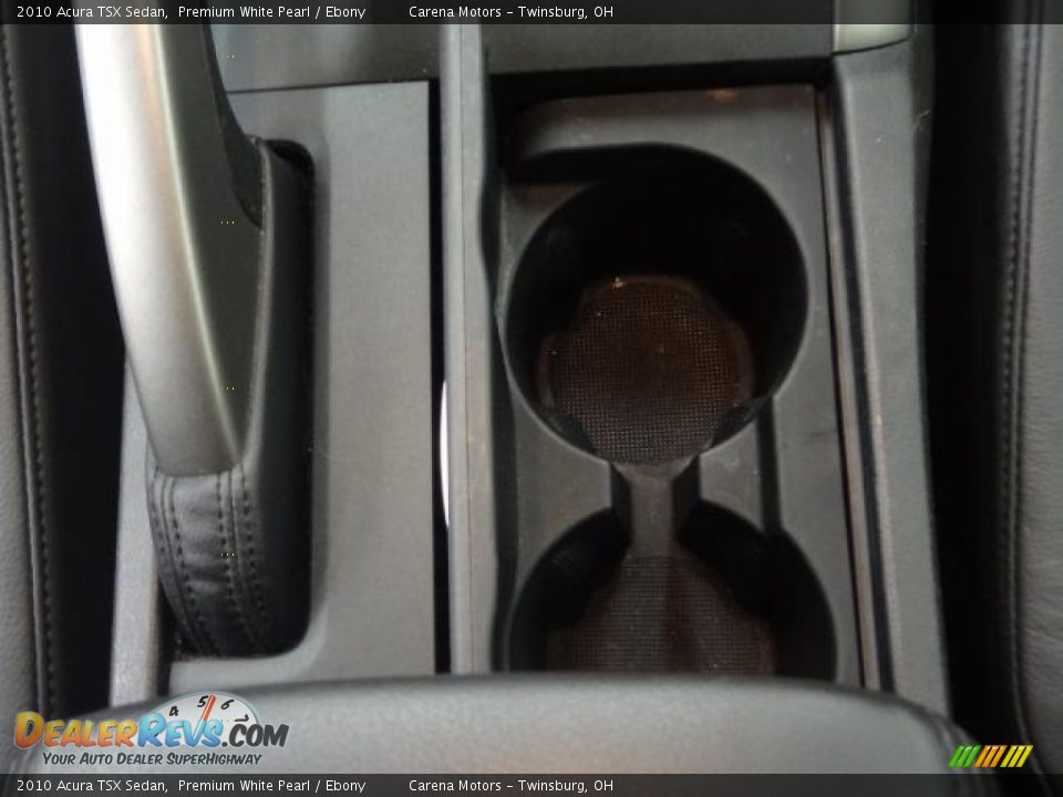 2010 Acura TSX Sedan Premium White Pearl / Ebony Photo #21