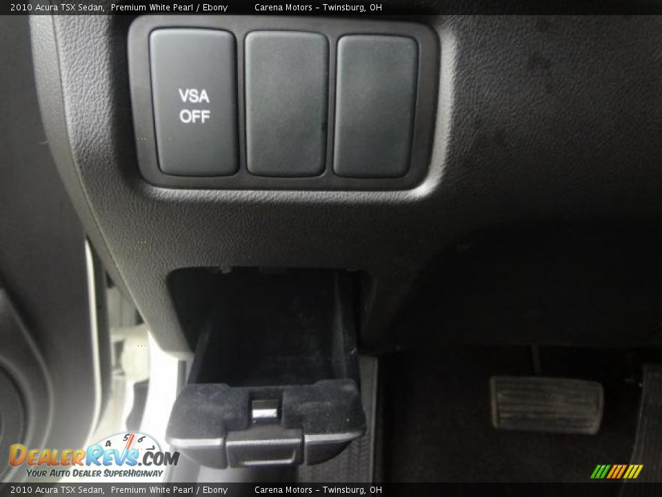 2010 Acura TSX Sedan Premium White Pearl / Ebony Photo #25