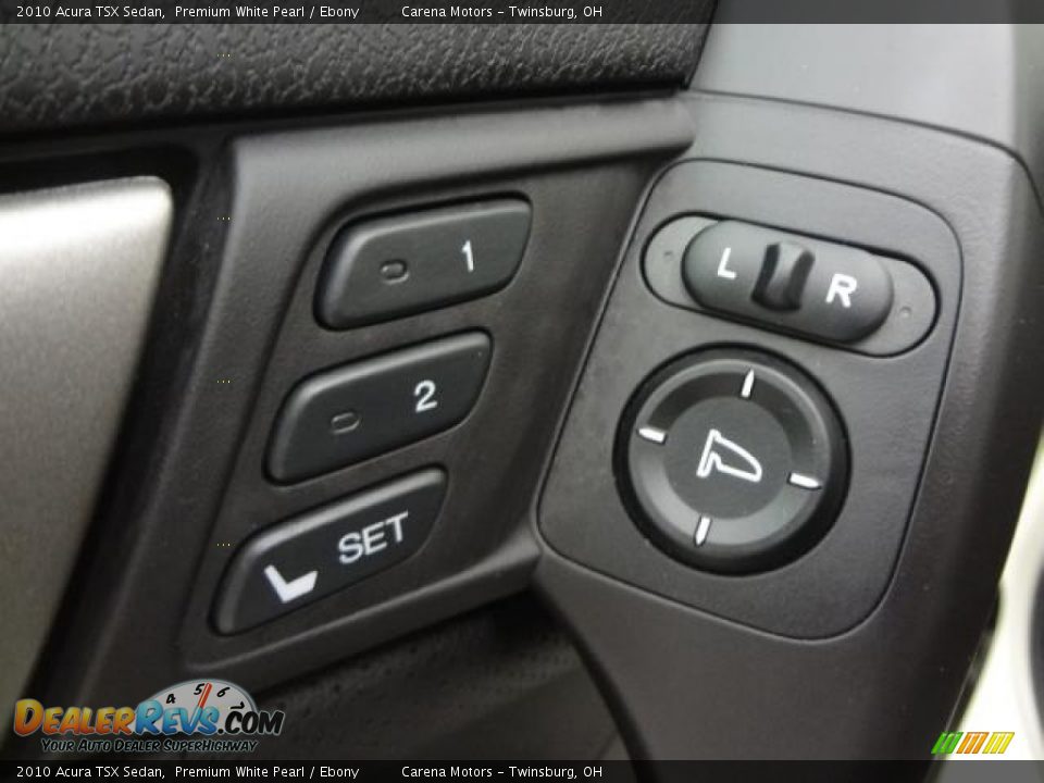 2010 Acura TSX Sedan Premium White Pearl / Ebony Photo #28
