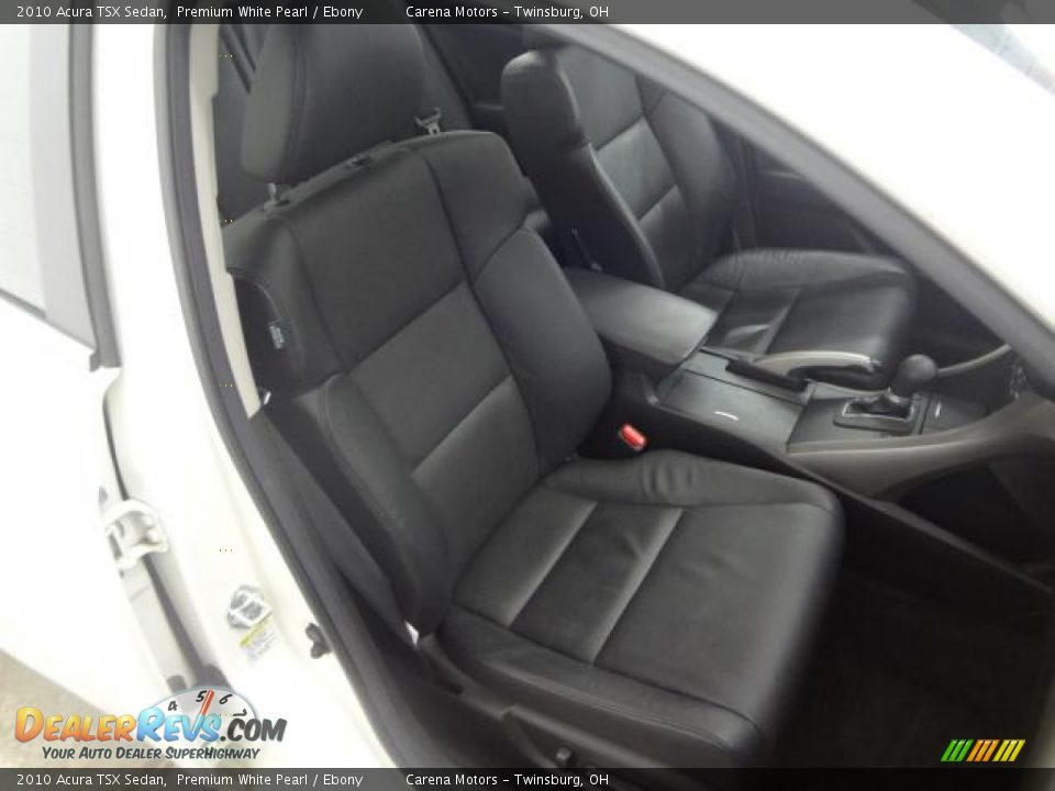 2010 Acura TSX Sedan Premium White Pearl / Ebony Photo #30