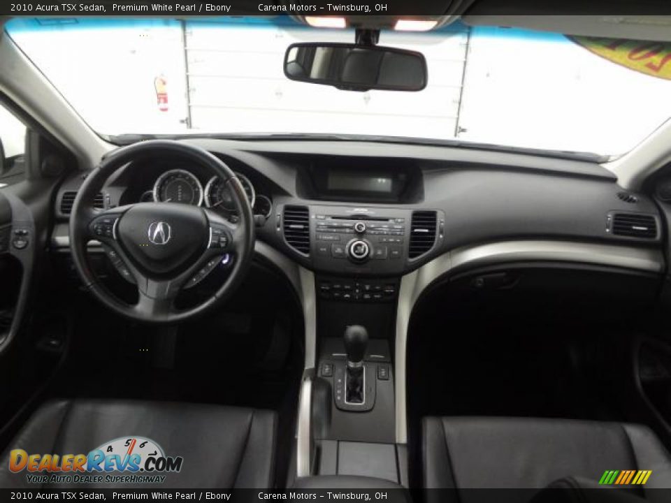 2010 Acura TSX Sedan Premium White Pearl / Ebony Photo #32