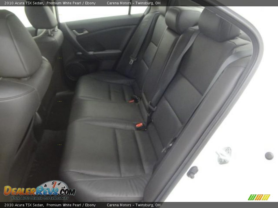 2010 Acura TSX Sedan Premium White Pearl / Ebony Photo #35
