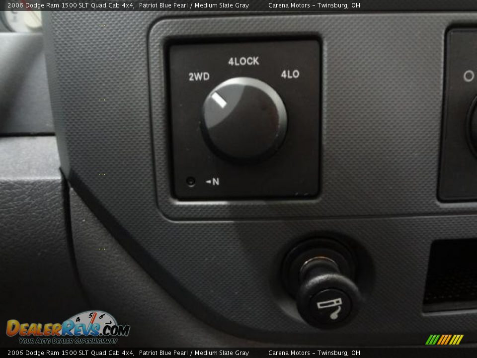 2006 Dodge Ram 1500 SLT Quad Cab 4x4 Patriot Blue Pearl / Medium Slate Gray Photo #21