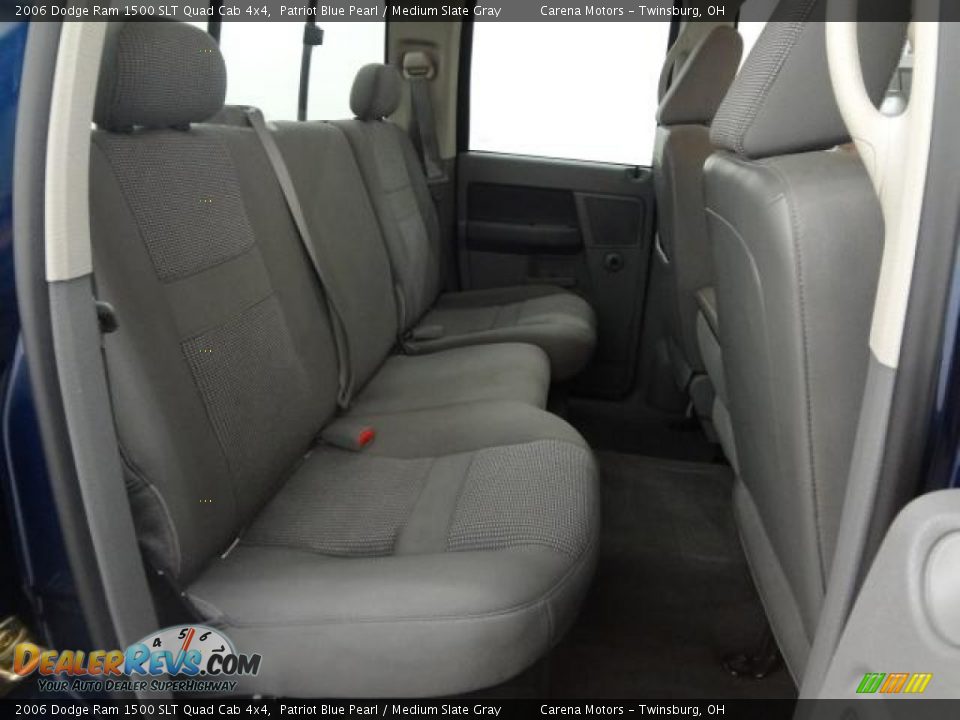 2006 Dodge Ram 1500 SLT Quad Cab 4x4 Patriot Blue Pearl / Medium Slate Gray Photo #34