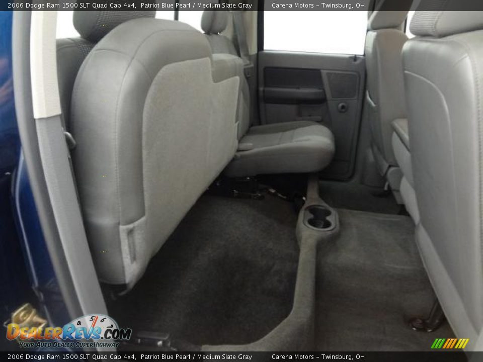 2006 Dodge Ram 1500 SLT Quad Cab 4x4 Patriot Blue Pearl / Medium Slate Gray Photo #35