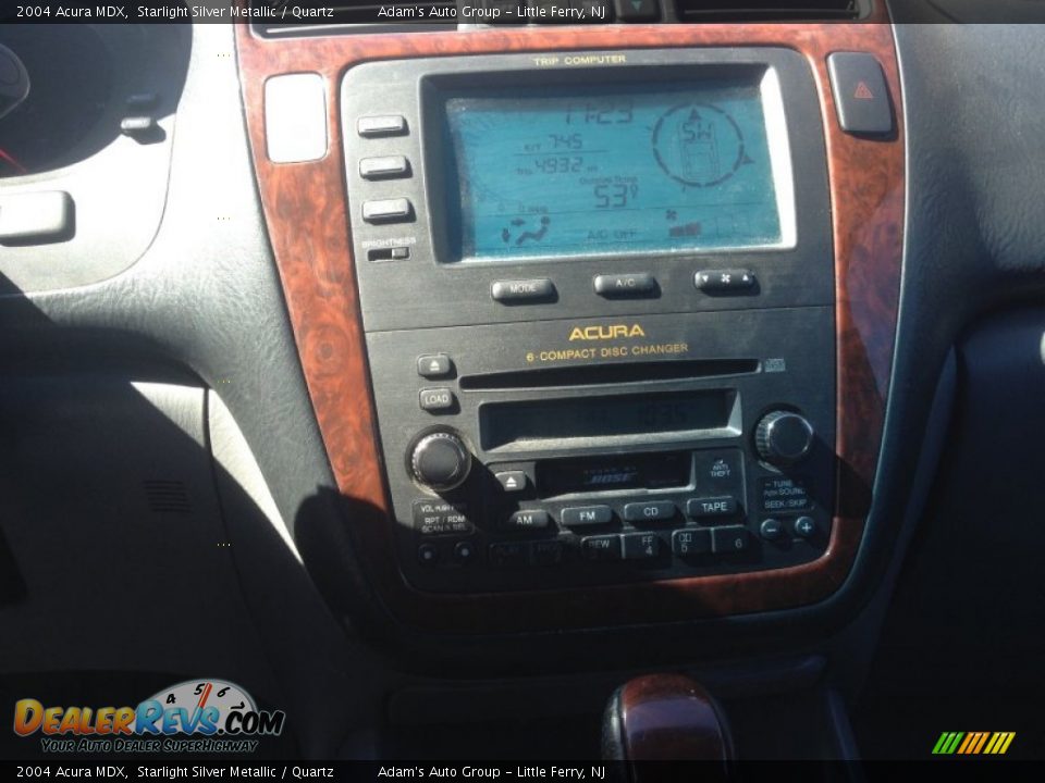 2004 Acura MDX Starlight Silver Metallic / Quartz Photo #10