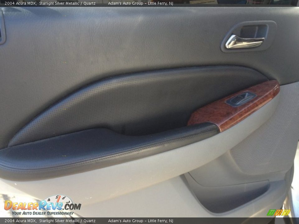 2004 Acura MDX Starlight Silver Metallic / Quartz Photo #13