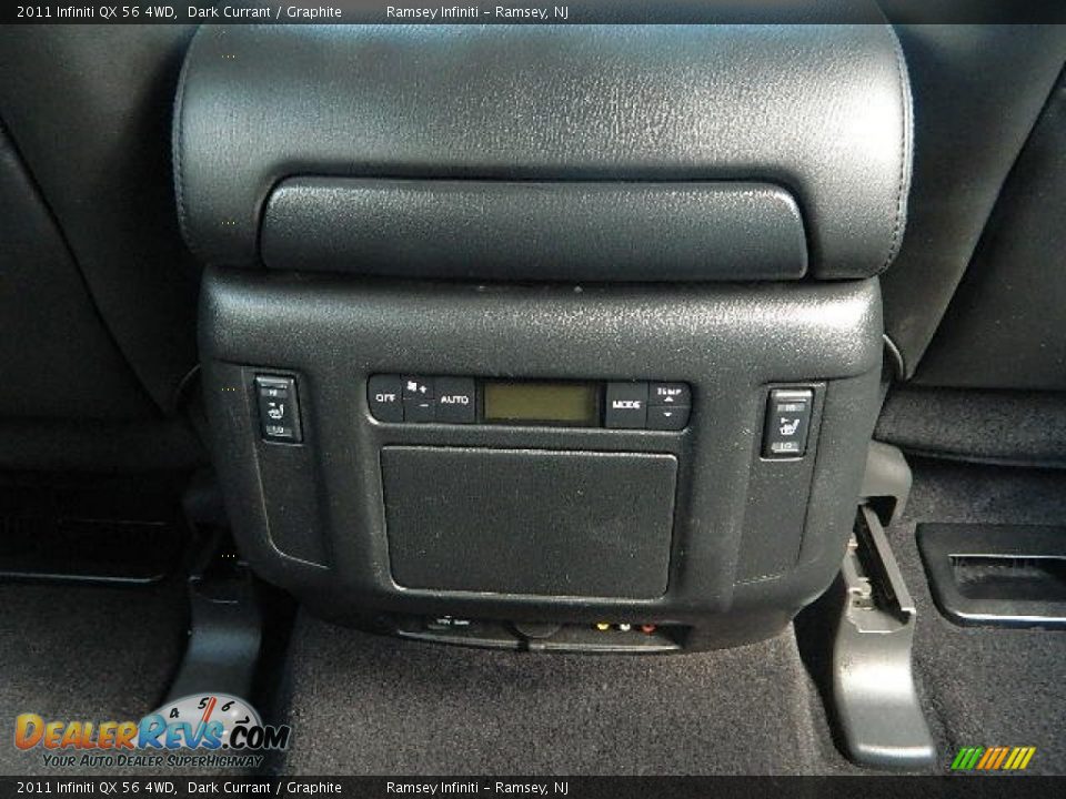2011 Infiniti QX 56 4WD Dark Currant / Graphite Photo #19