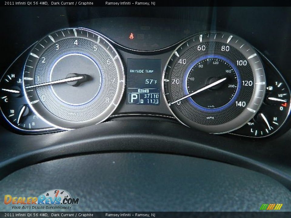 2011 Infiniti QX 56 4WD Gauges Photo #23