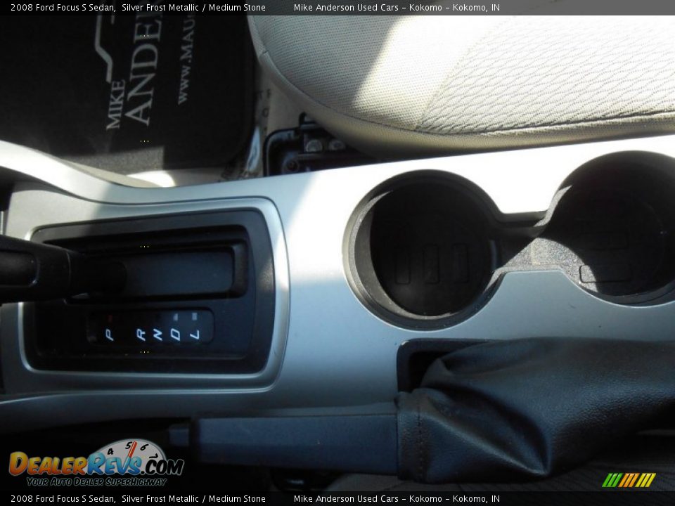 2008 Ford Focus S Sedan Silver Frost Metallic / Medium Stone Photo #12