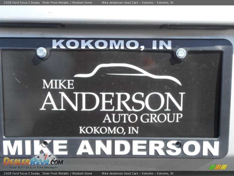 2008 Ford Focus S Sedan Silver Frost Metallic / Medium Stone Photo #21