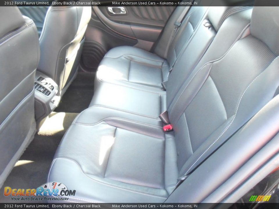 2012 Ford Taurus Limited Ebony Black / Charcoal Black Photo #4